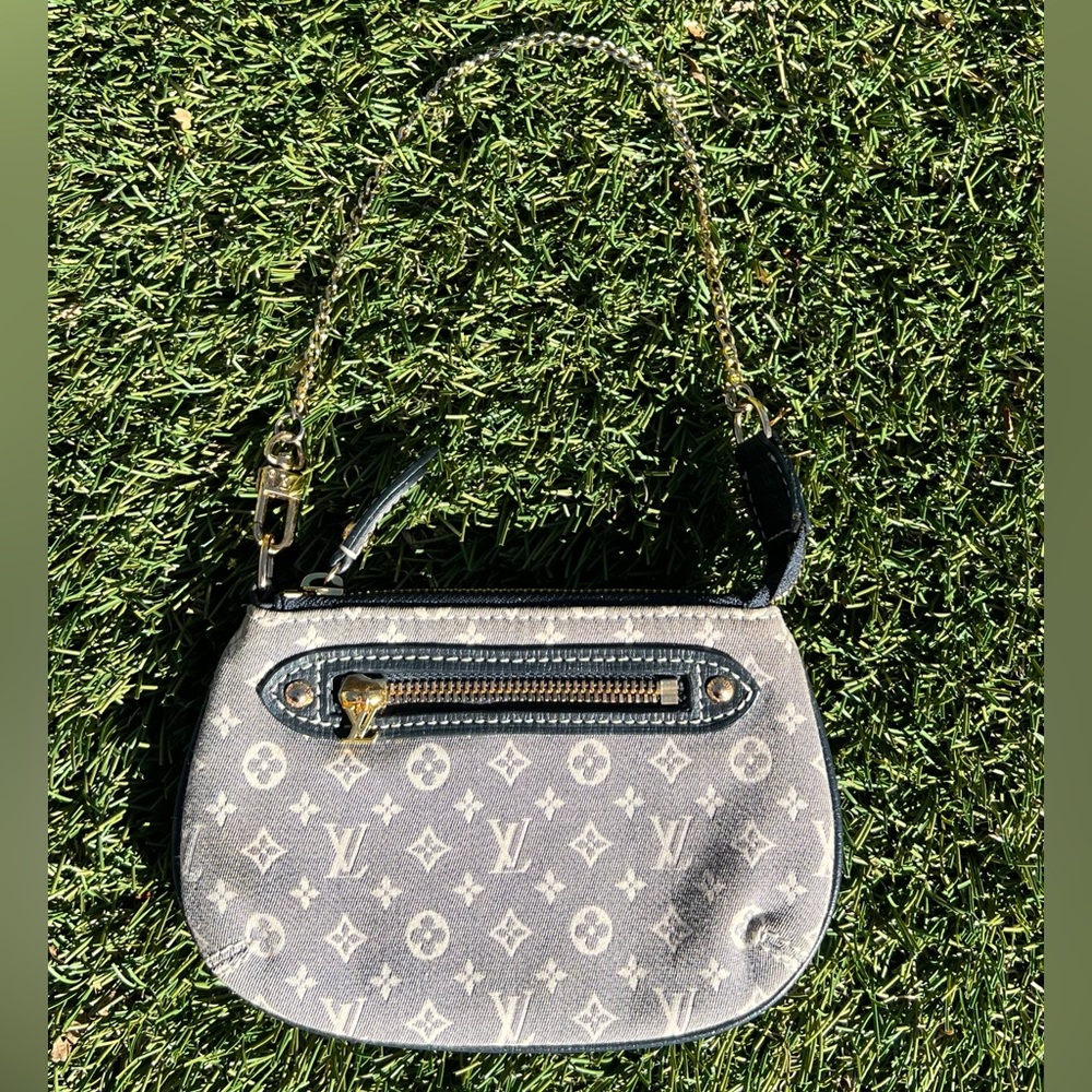 Louis Vuitton Monogram Denim Pochette Bag
